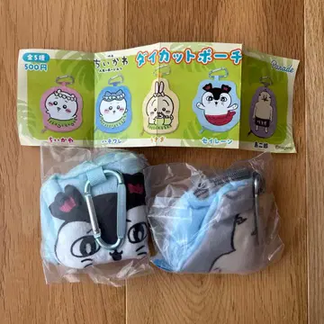 영화 치이카와 (먼작귀) 인어섬의 비밀 다이컷 파우치 세이렌 & 시마지로 세트