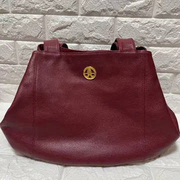 POURCHET PARIS 토트백 여성용 가죽 빨간색