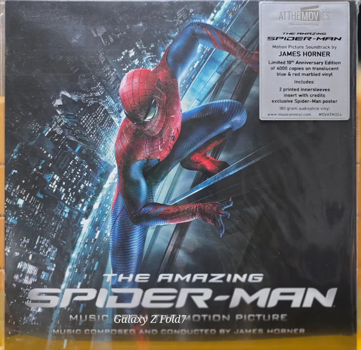 BA-815. 미개봉 2LP. 스파이더맨 OST 4000매 한정반. 바이닐 LP 한정판