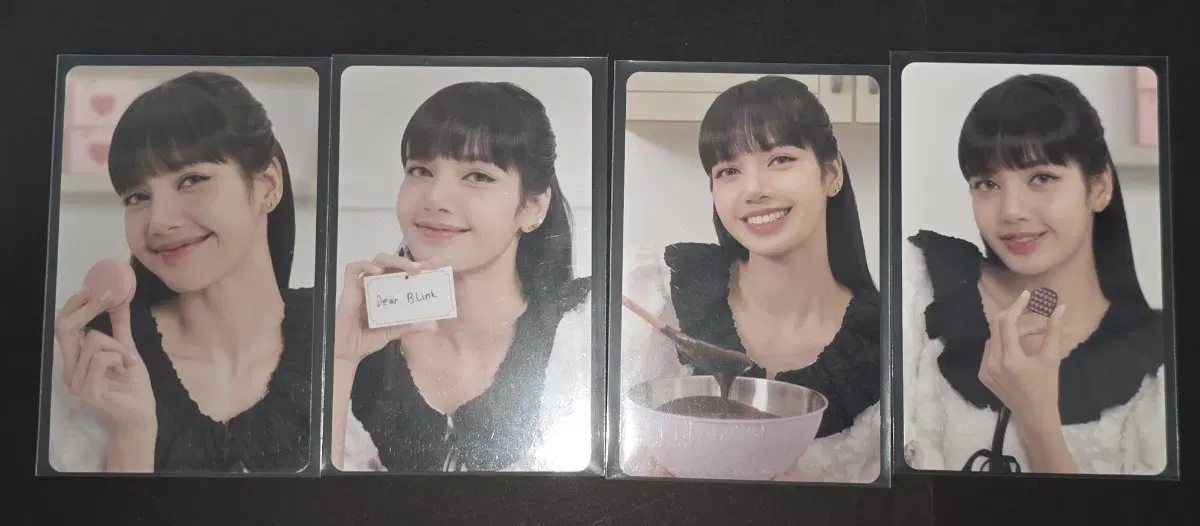 리사 Lisa BLACKPINK BP 블랙핑크 블핑 포토카드 포카 BPTG the game 발렌타인 set
