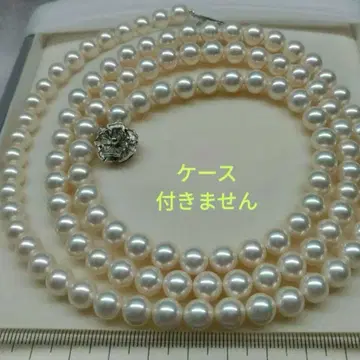 펄 느낌 롱 목걸이 약 95cm 약 8mm