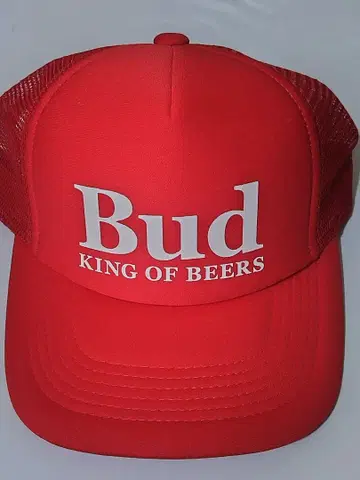(미사용 새상품) 90s Budweiser 메쉬 캡 데드스탁