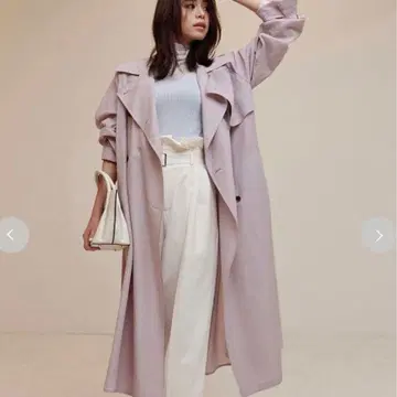 프레이 아이디 하이 웨이스트 벨트 턱 와이드 팬츠