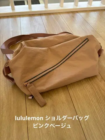 룰루레몬 숄더백 핑크 베이지 백팩