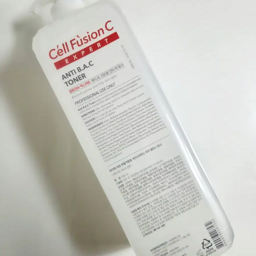 셀퓨전씨 엑스퍼트 안티 B.A.C 토너 1000ml