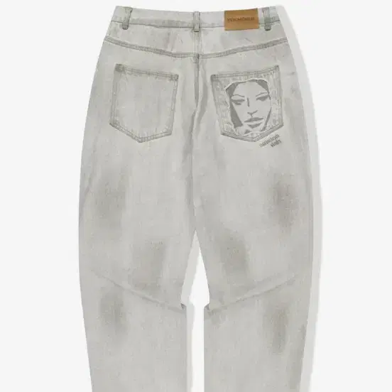 위캔더스 FACE DENIM PANTS (S.GREY)