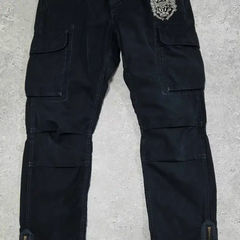 00s POLO JEANS CO. 밀리터리 아카이브 67 바이커 카고 팬츠/764