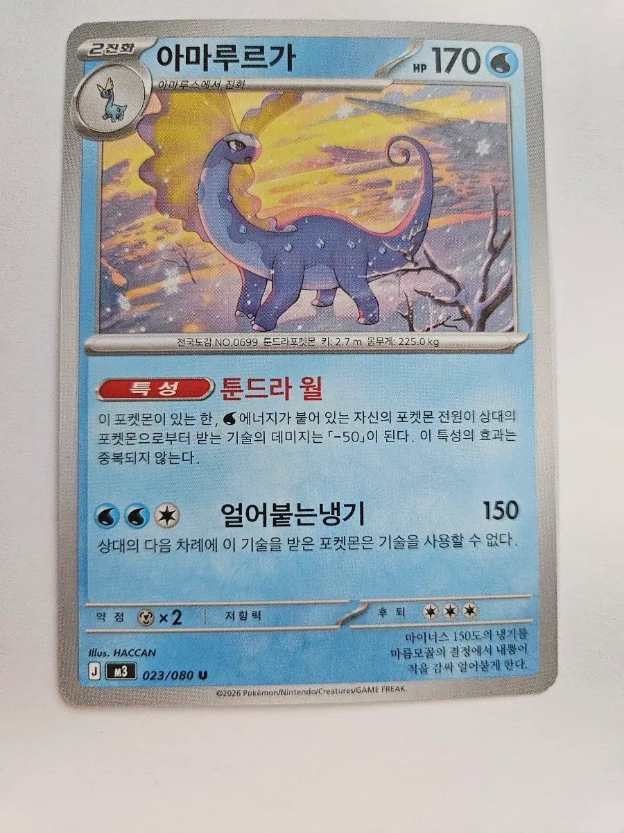 포켓몬카드 아마루르가