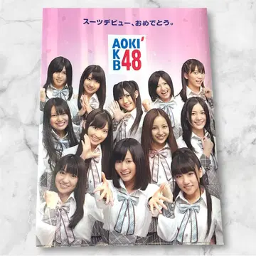 [ 레어 상품 ] AKB48 x AOKI 클리어 파일