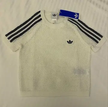 [ 새상품 ] adidas originals 크로셰 니트T셔츠 반팔 S