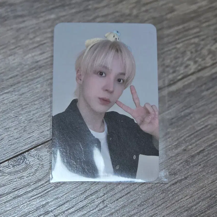 에이티즈 윤호 골든아워5 케이팝스토어 럭키드로우 포카 캐릭티즈
