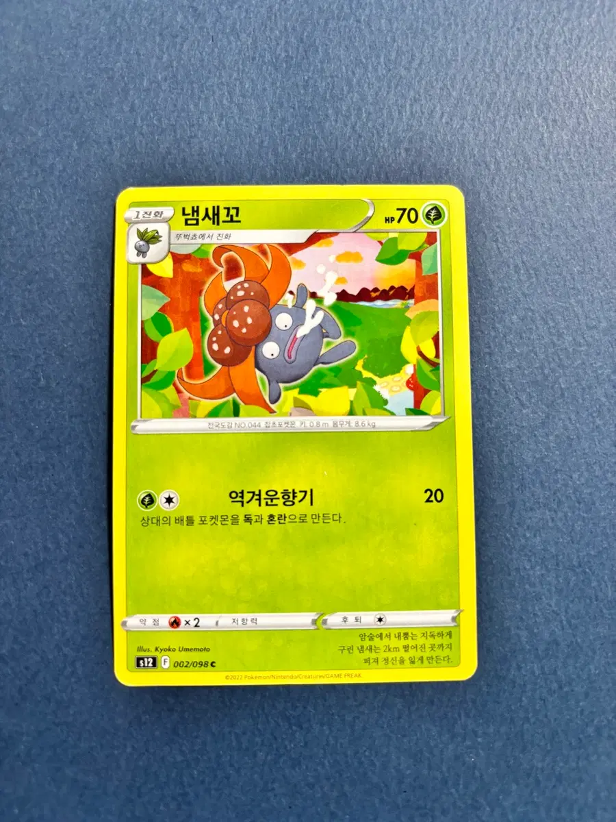 포켓몬카드 냄새꼬 일반카드 도감용 덱소스 s12 002/098