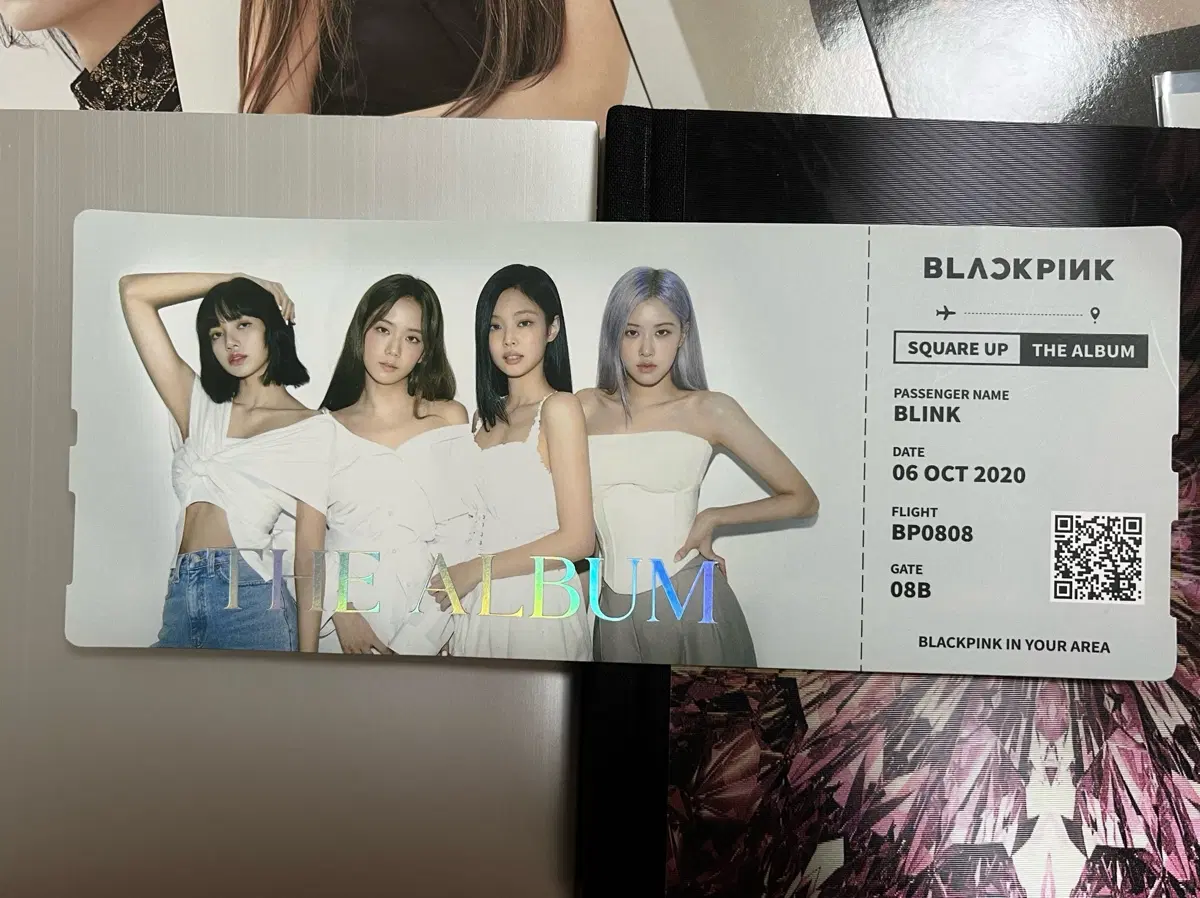 블랙핑크 더앨범 특전 티켓