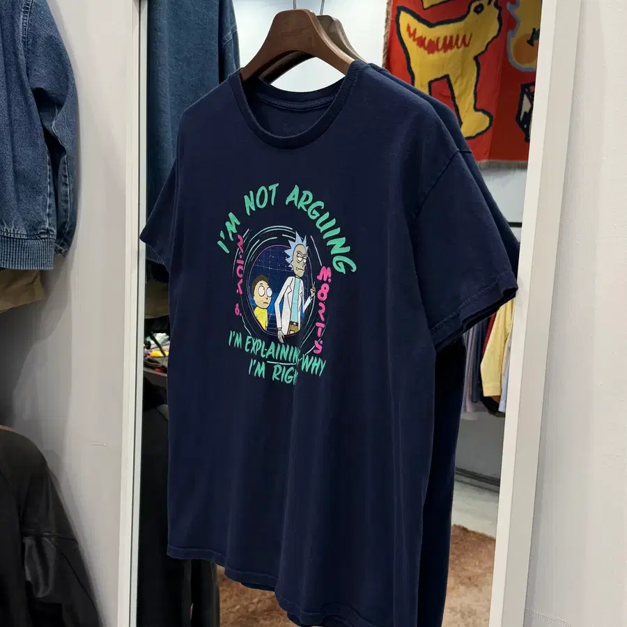 Rick and Morty 릭앤모티 카툰 반팔 티셔츠