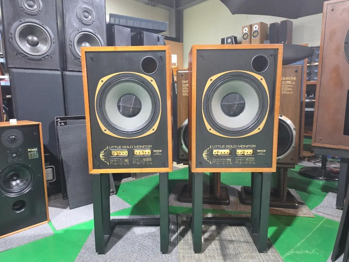 레퍼런스 TANNOY LITTLE GOLD MONITOR 빈티지 명기 스피커 (스텐드포함)