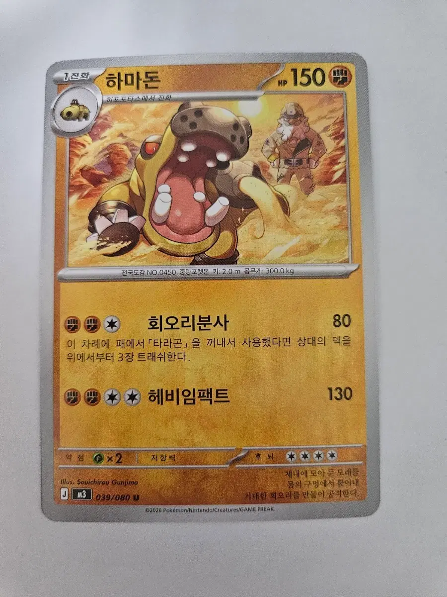 포켓몬카드 하마돈