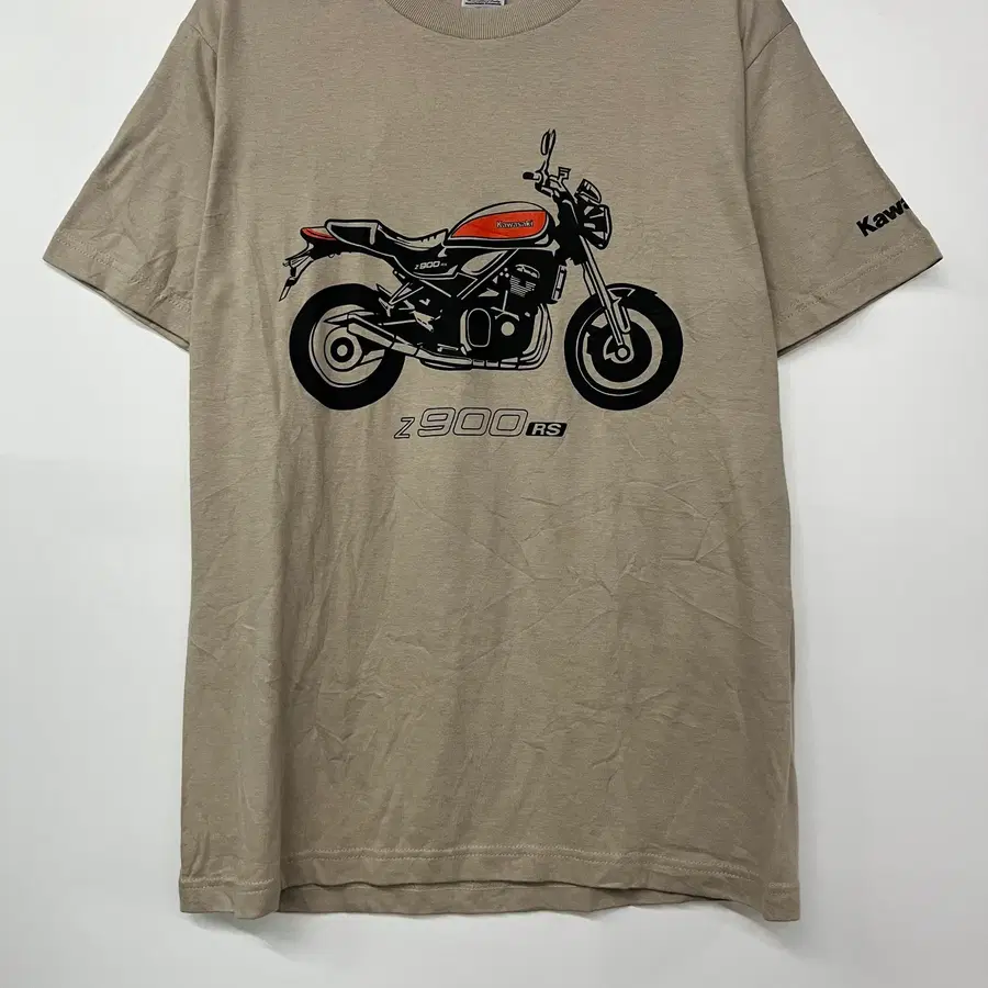 가와사키 Kawasaki Z900RS 오토바이 디자인 티셔츠 S사이즈