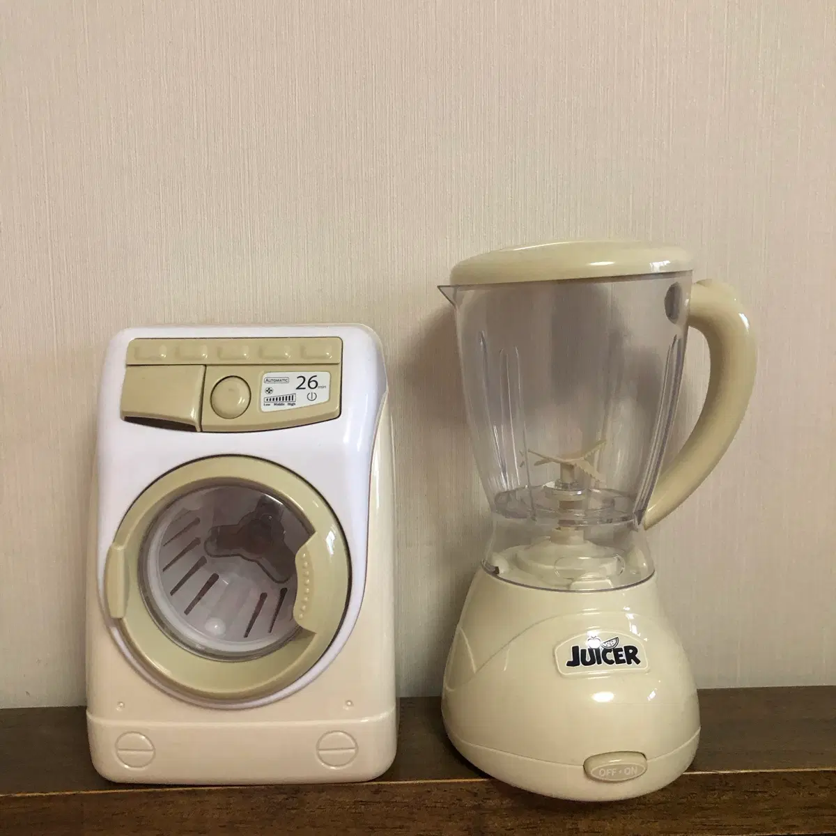 다이소 세탁기, 믹서기 모형 작동 완구