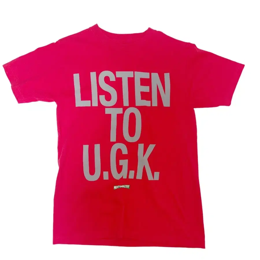 Mighty Healthy "Listen To UGK" 반팔 티셔츠 vintage