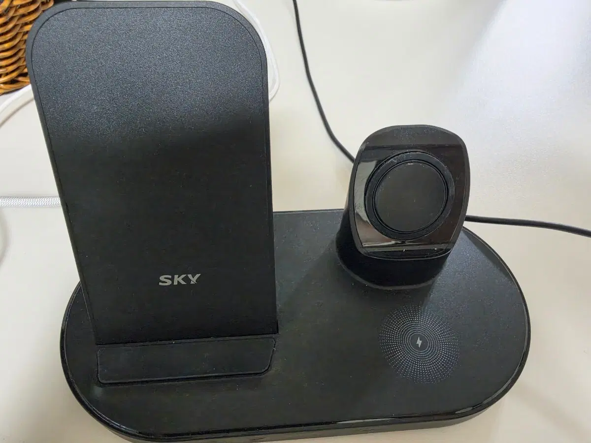 SKY W51 3in1 블랙 무선 충전기
