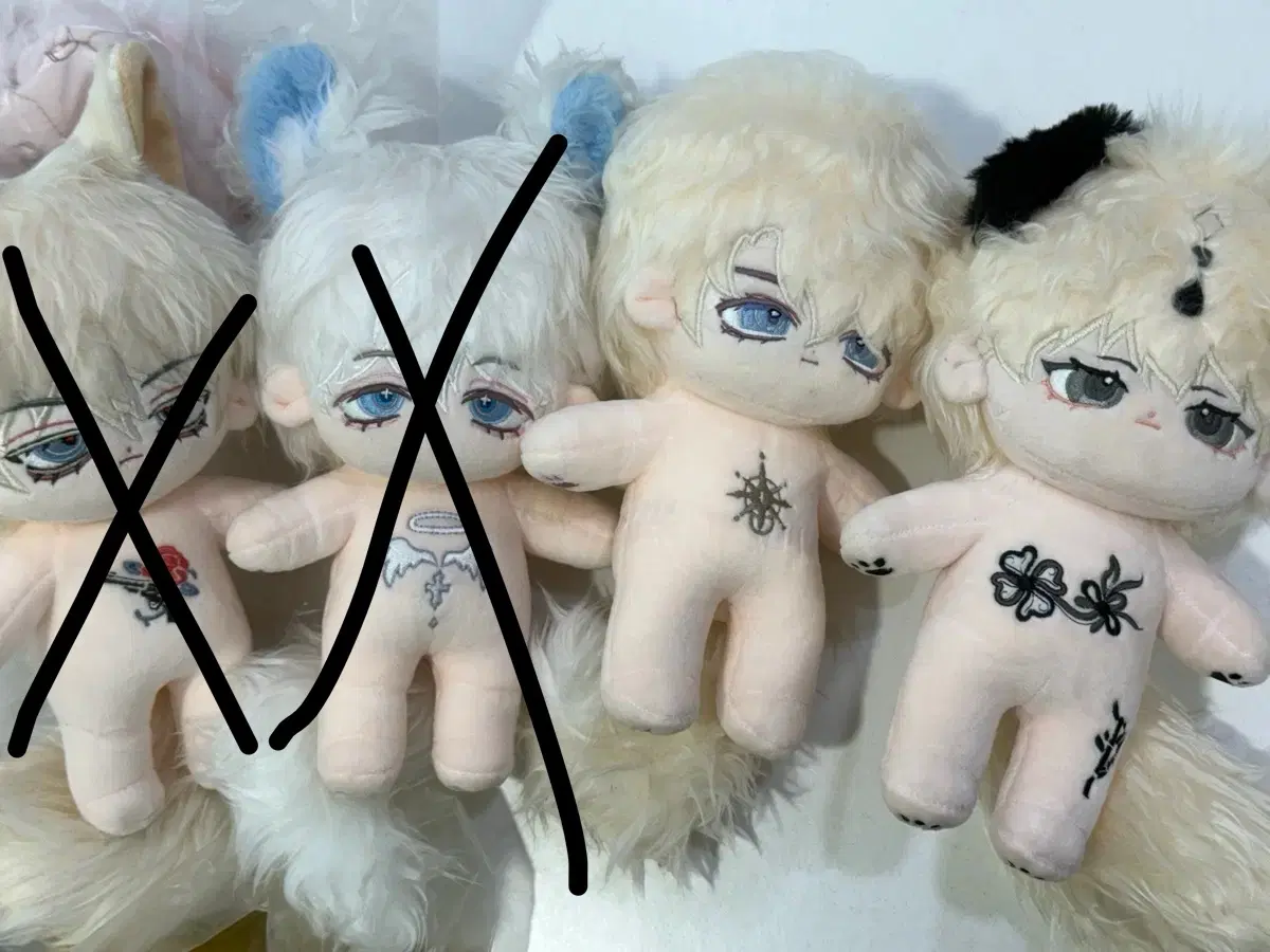 무속성 솜인형 20cm 2깅 일괄