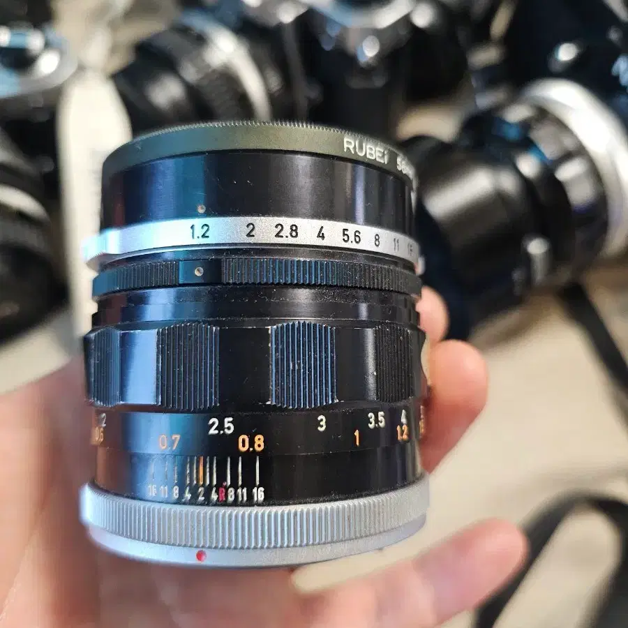 캐논 FL58mm 1.2 렌즈 전투형