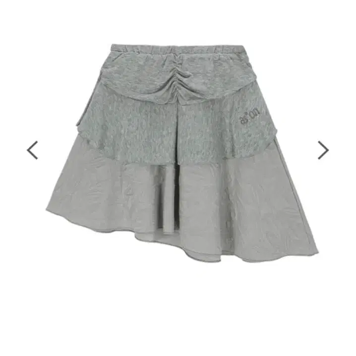 애즈온 모아 프릴 스커트 ASON MOA FRILL SKIRT GRAY