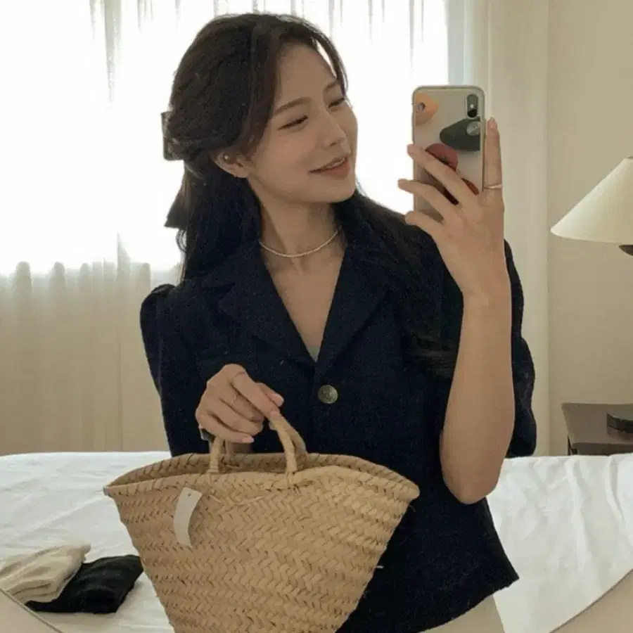 블로그마켓 반팔자켓 하객룩 오피스룩 메이비베이비 니어웨어 유이니 몽돌 자라 어리틀빗