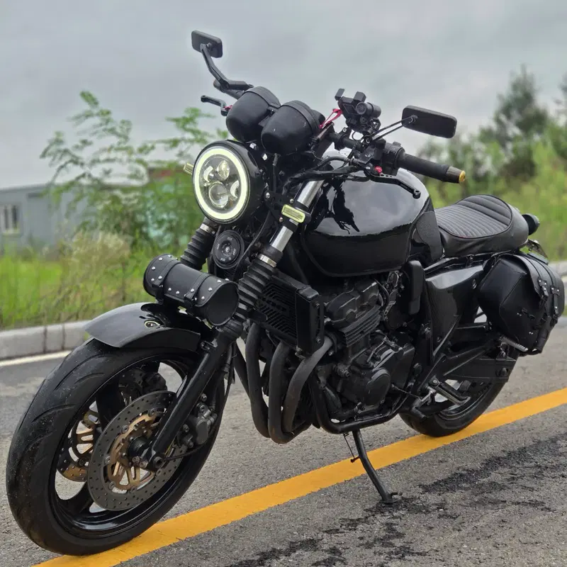 최저가# CB400SF 올드바이크 M4머플러 구조변경완 저렴하게 판매합니다.