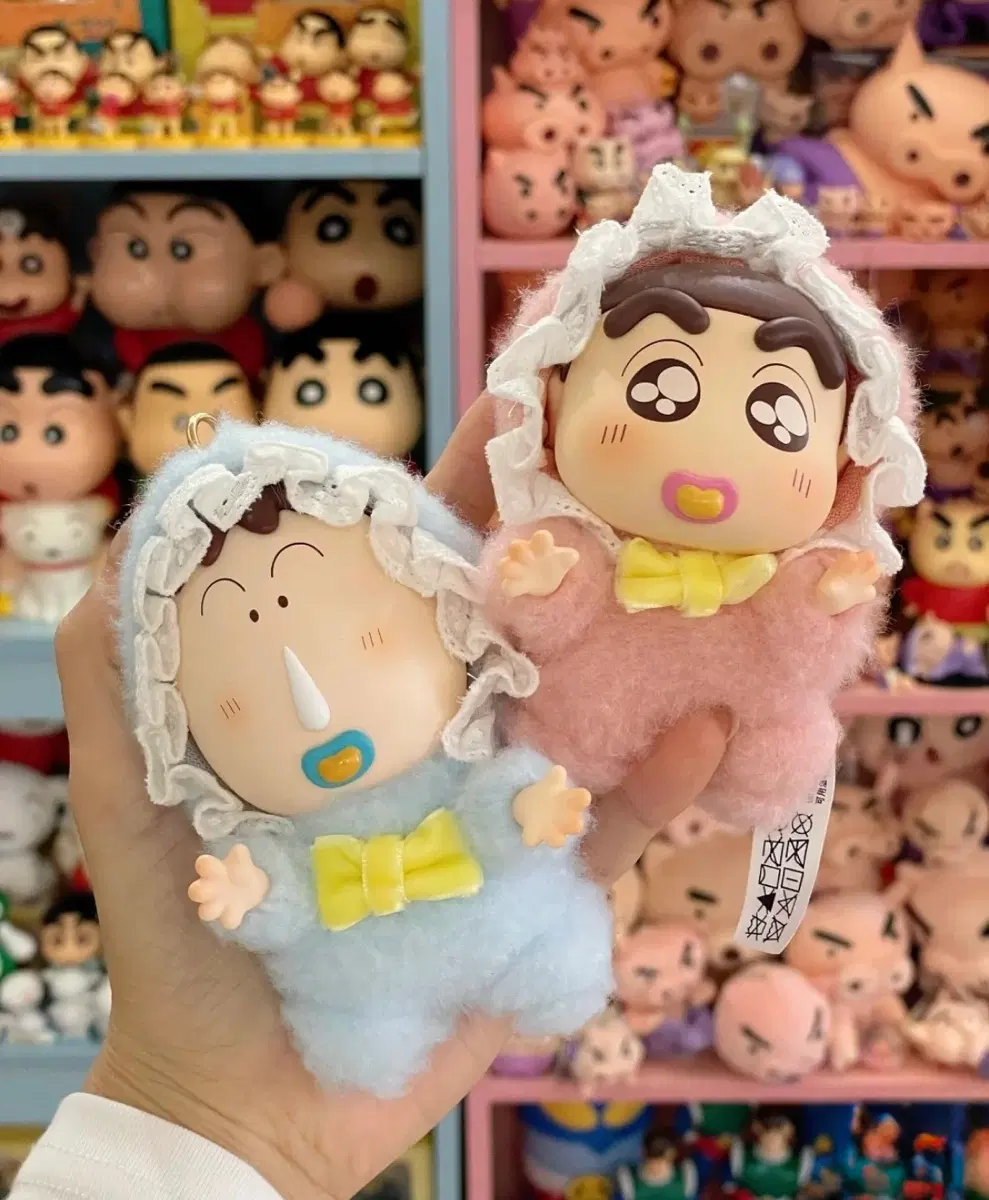 짱구는 못말려 베이비 짱부부 인형 키링 맹구