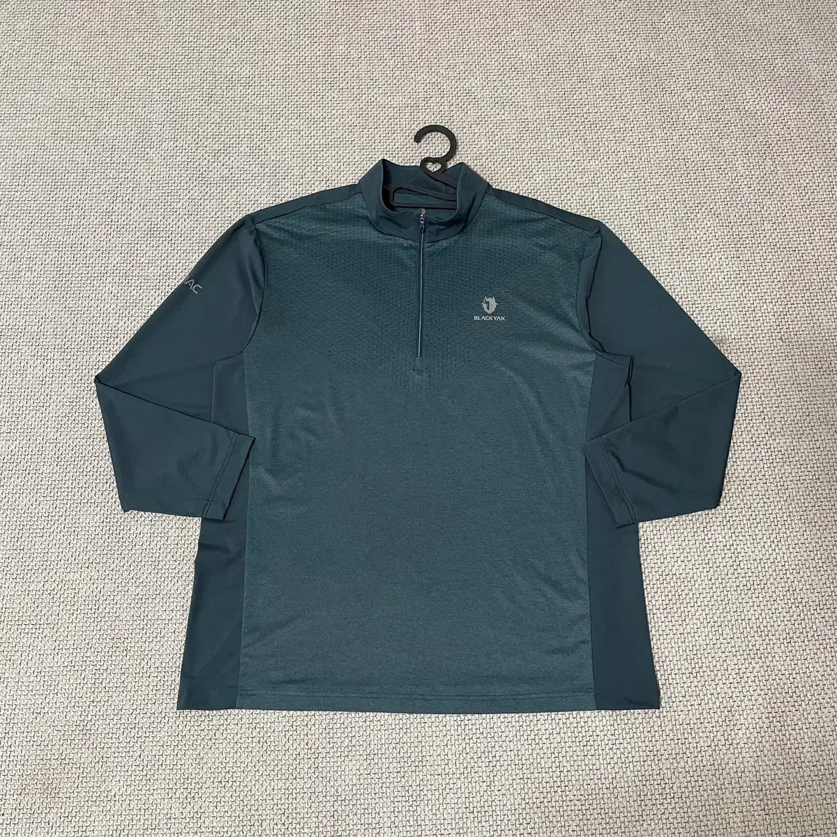 3XL 블랙야크 여름 기능성 반집업 긴팔티 N.7797
