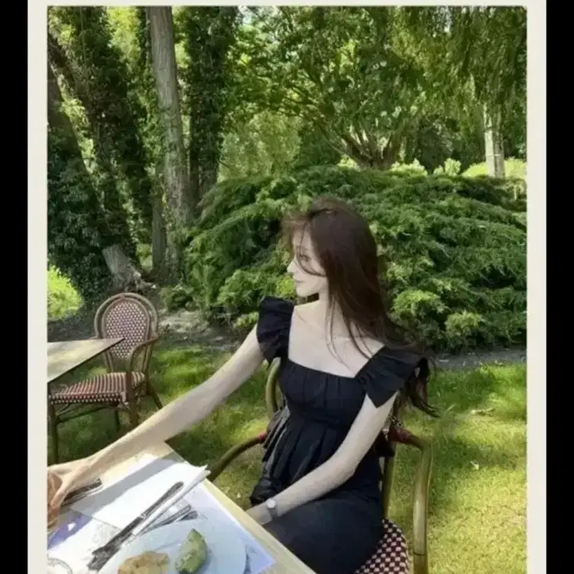라벨르블랑 오베르 주름 블라우스