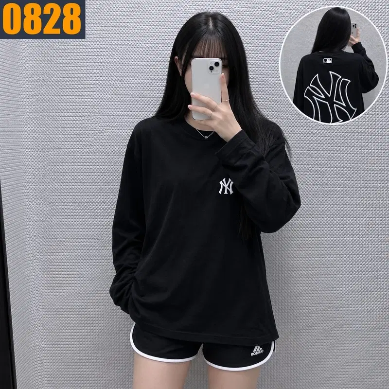95 MLB 엠엘비 빅로고 긴팔 티셔츠