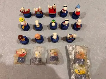 스누피 PEPSI 병뚜껑 피규어 세트