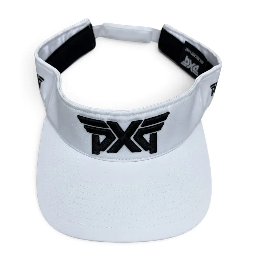 (새상품 57.5) PXG 골프 바이저 화이트/블랙