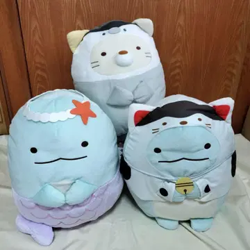 [ 새상품 ] 스미코구라시 XL 봉제 인형 3체 세트