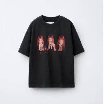 ZARA Jennie 워시드 T셔츠 122cm