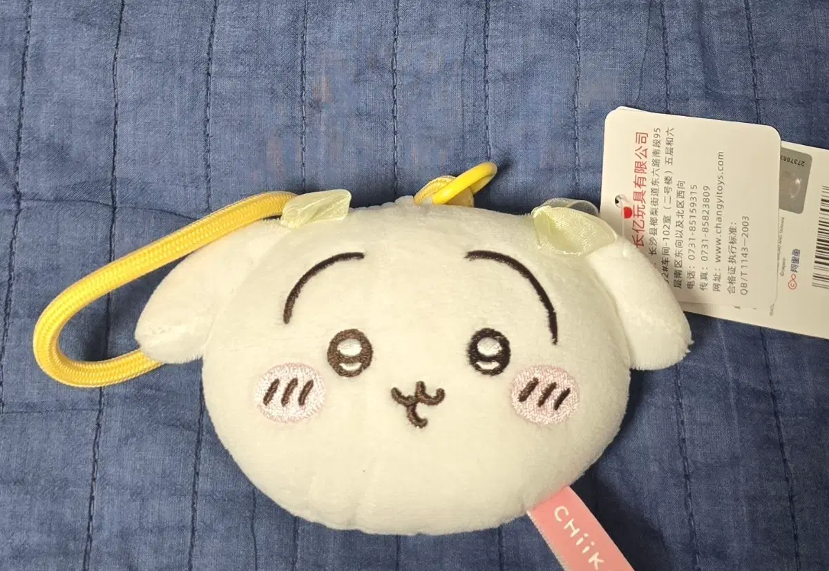 치이카와(먼작귀) 리본 페이스 얼굴 마스코트 키링 인형