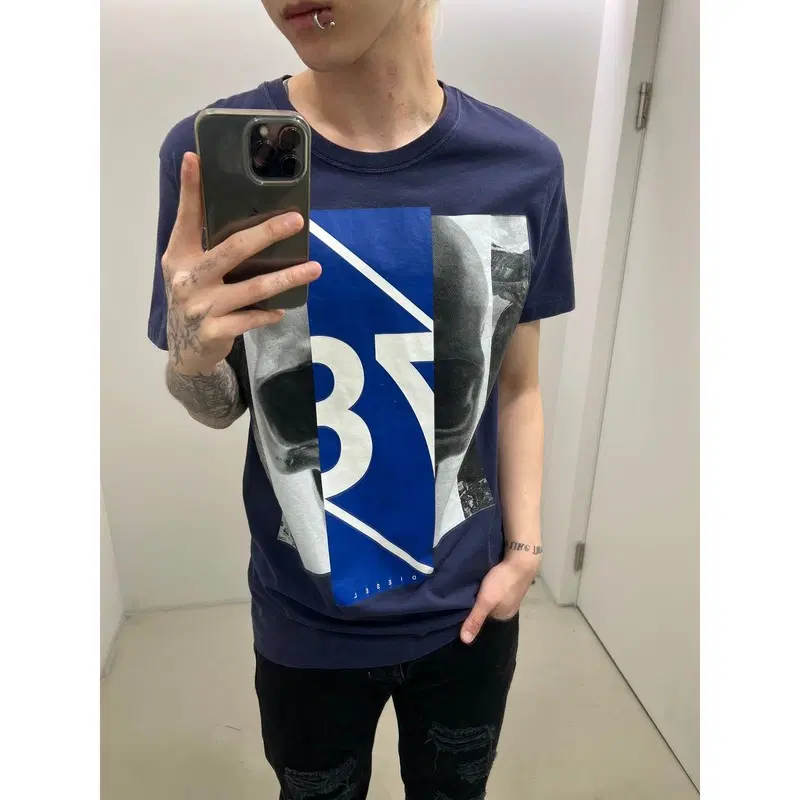 디젤 스컬 78 그래픽 반팔티 r4528