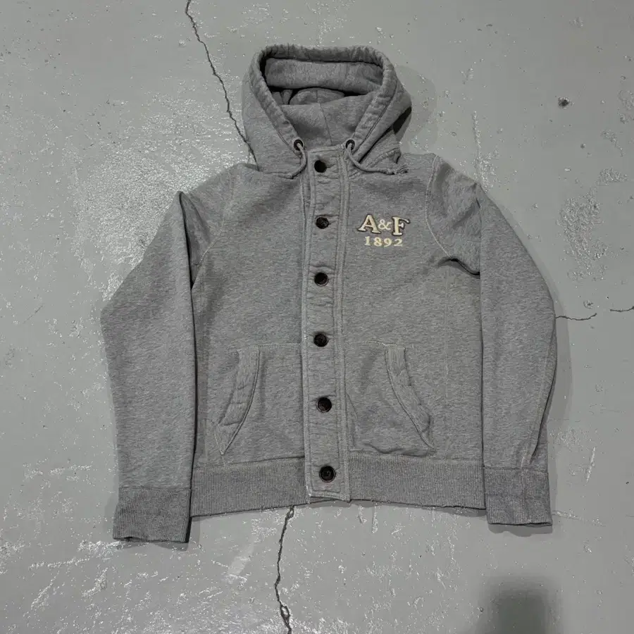 아베크롬비(Abercrombie)빈티지 그레이 후드 집업