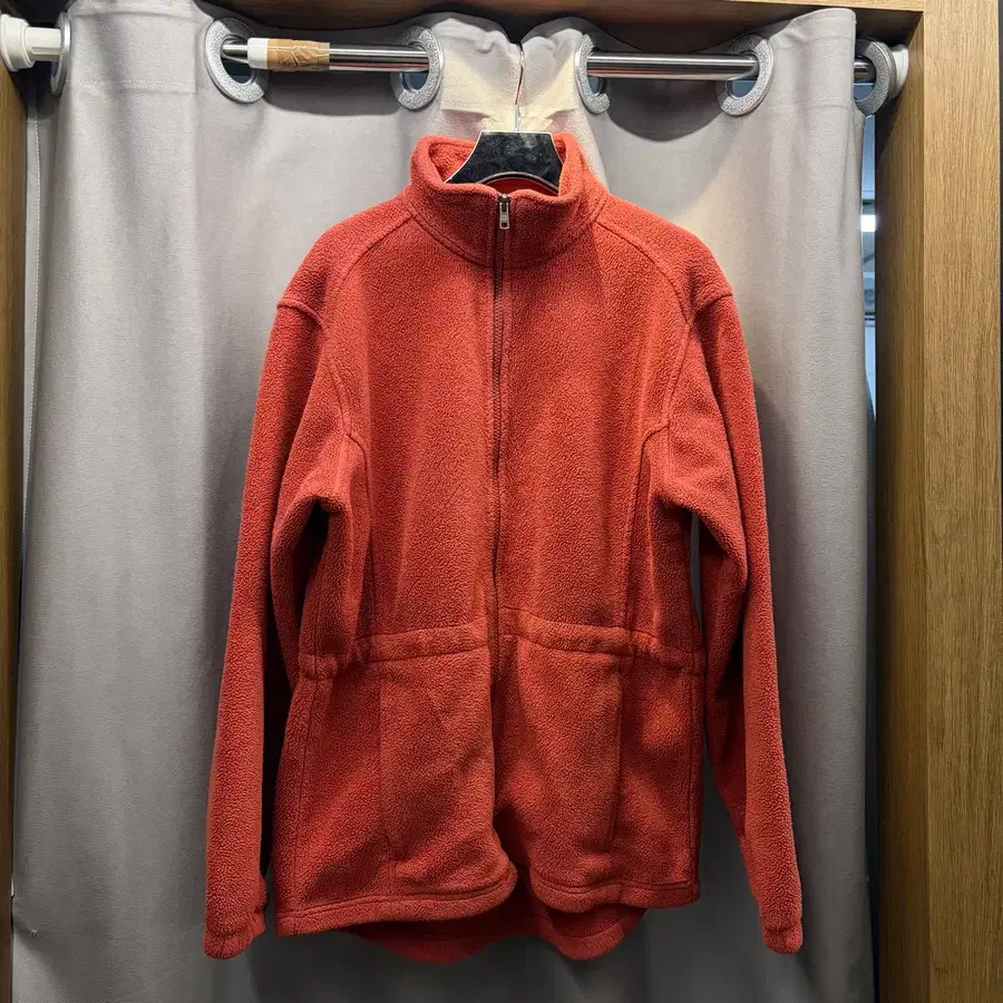 L.L.Bean 오렌지색 플리스 집업 자켓