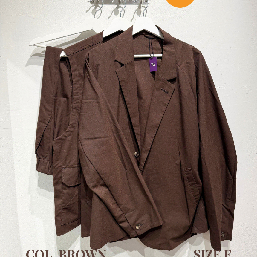 실라주 3P BROWN SUIT(FREE)