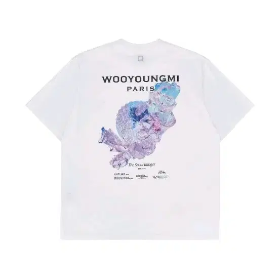 우영미 3D 코랄 백로고 25ss 44사이즈