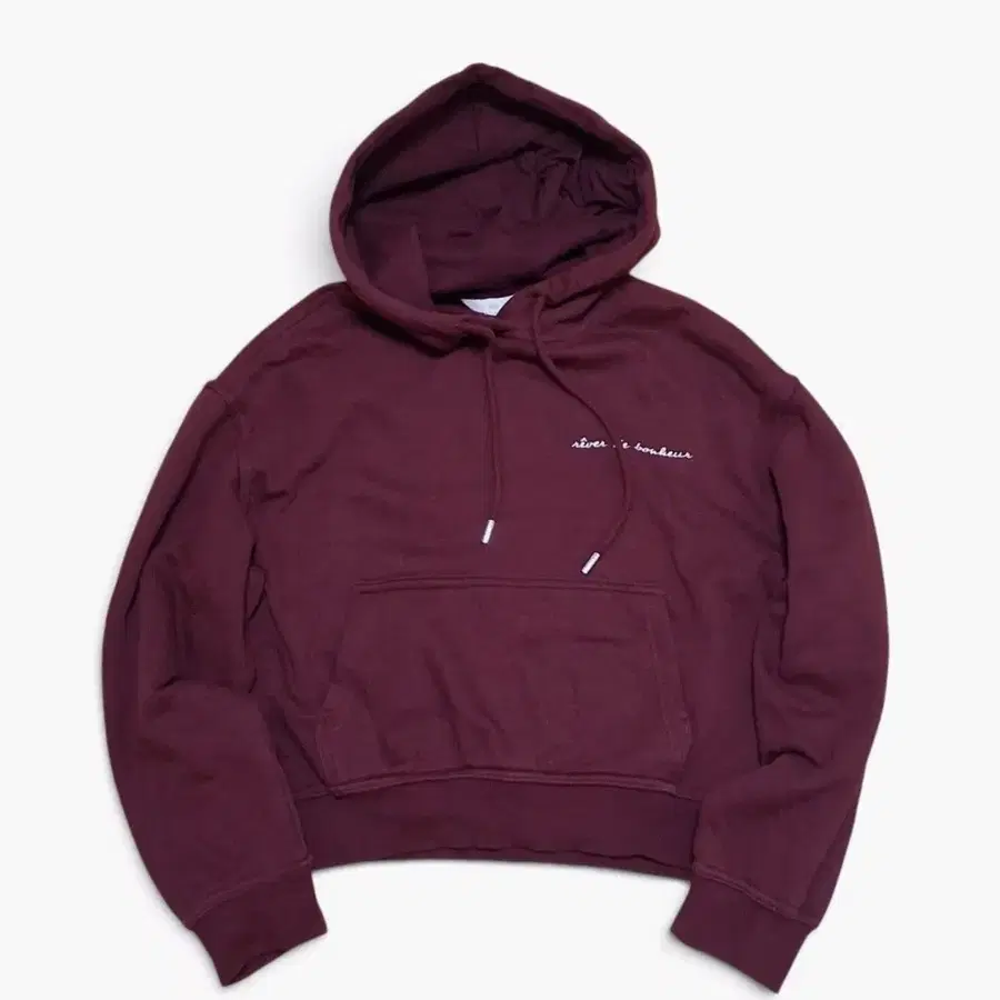 H&M 버건디 후드티 XS(루즈핏) S추천