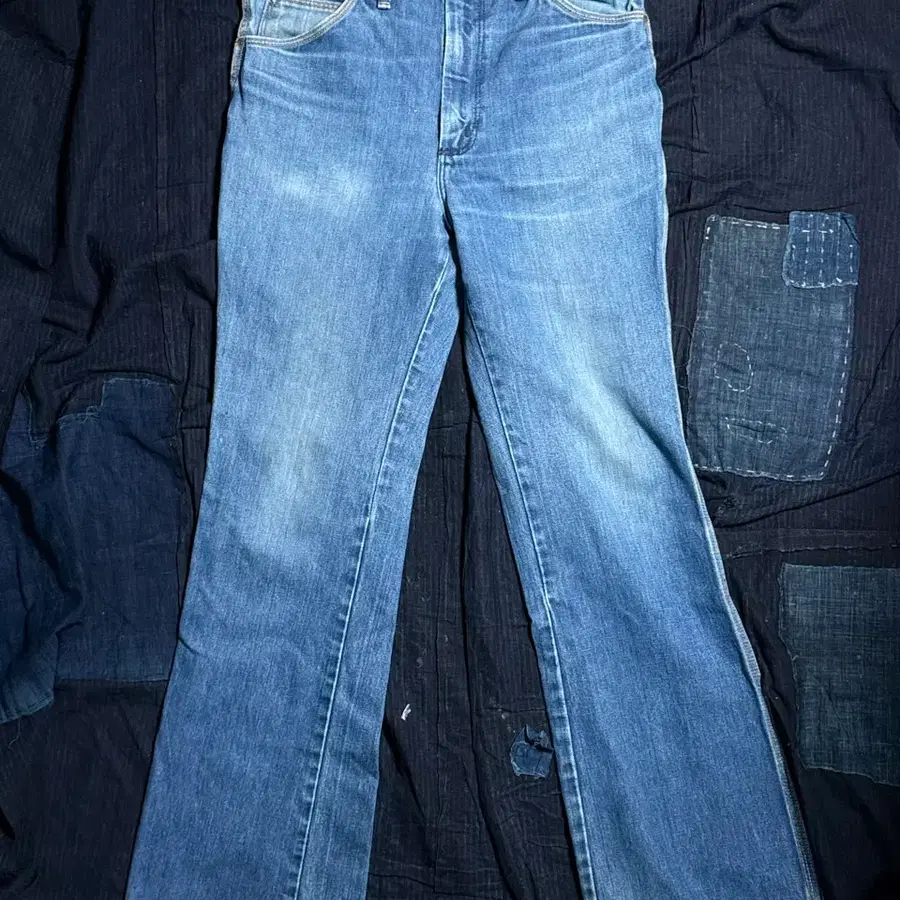 70-80s Wrangler 카우보이 노폴트 데님 팬츠 34