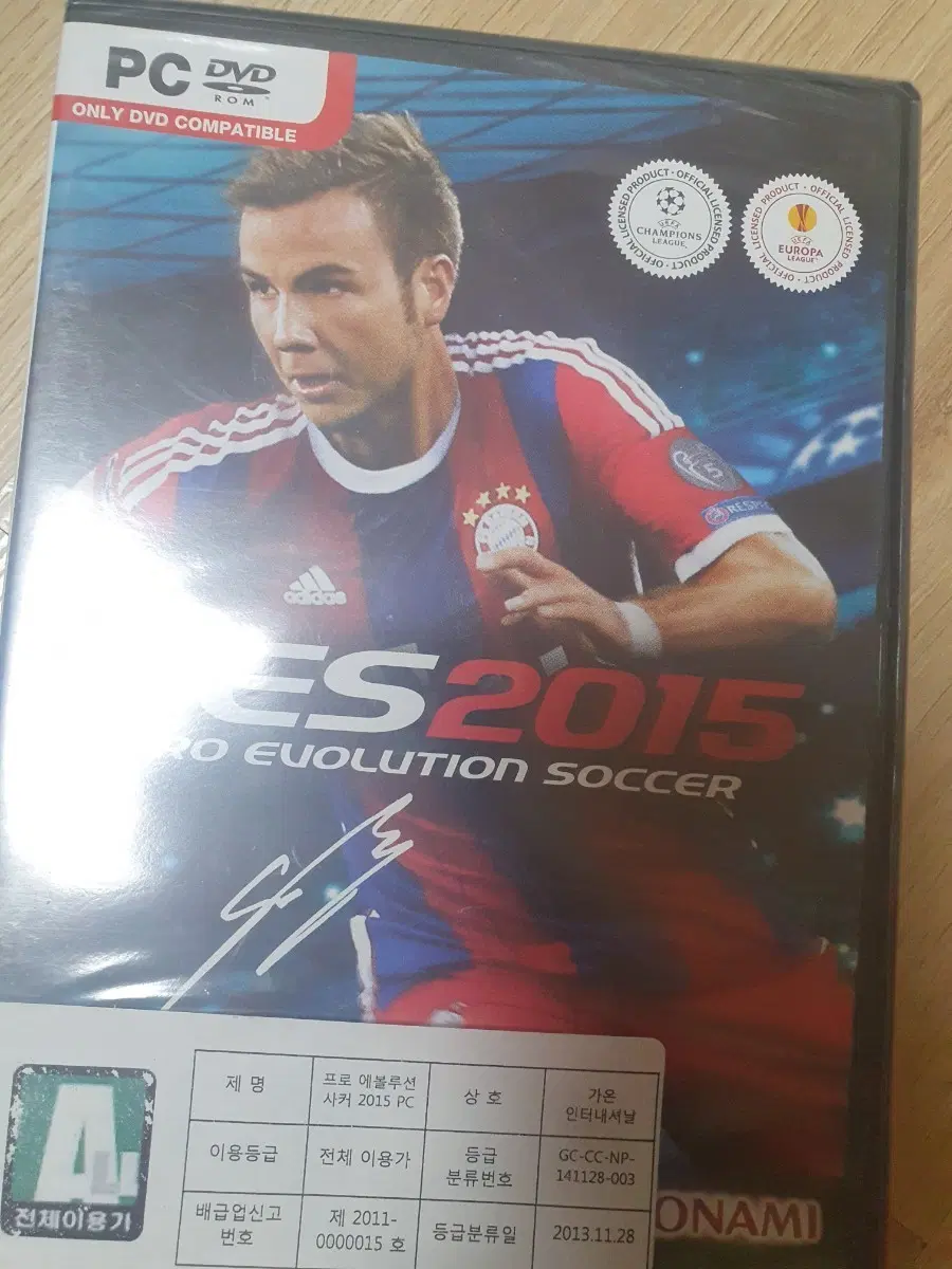 DVD KONAMI 위닝 일레븐 2015