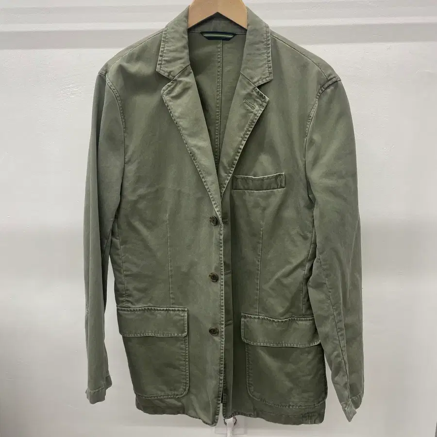 105)J.Crew 제이크루 워시드 클래식 코튼 자켓