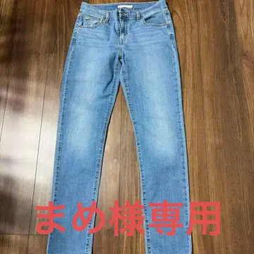 리바이스 데님 팬츠 인디고 청바지 스트레이트 여성용