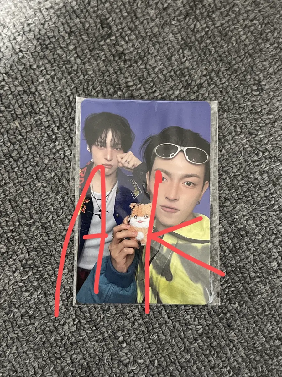 에이티즈 애니티즈 인 컬러 유닛 포토카드 홍중 윤호