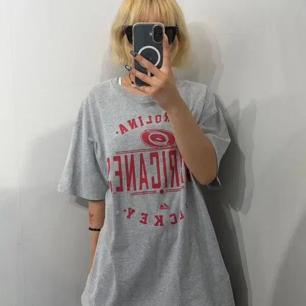 XL 마제스틱 캐롤라이나 허리케인스 반팔 티셔츠